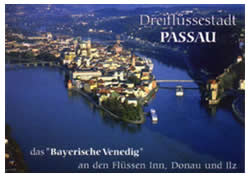 Passau tra l'Inn e il Danubio
