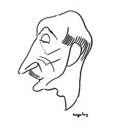Caricatura di Anton Giulio Bragaglia